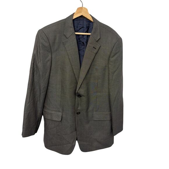 Loro Piana Blazer Mens 42R Wool Silk Gray Blue Two Button - Picture 1 of 10